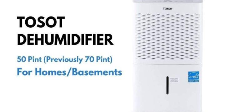 TOSOT 50 Pint Dehumidifier For Basements – Buyer’s Guide